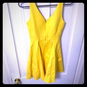 ABS by Allen Schwartz  Yellow mini dresss